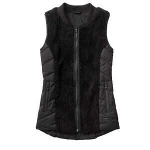 Athleta Responsible Down Tundra Vest in Black Size Medium